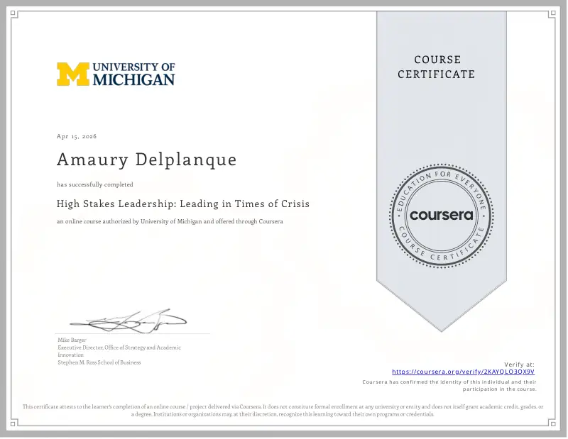 Featured image for “High Stakes Leadership: Leading in Times of Crisis”