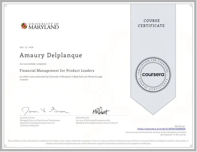 Featured image for “Financial Management for Product Leaders”