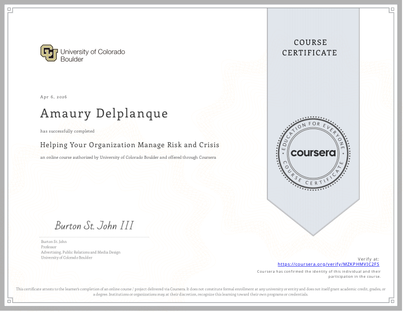 Featured image for “Helping Your Organization Manage Risk and Crisis”