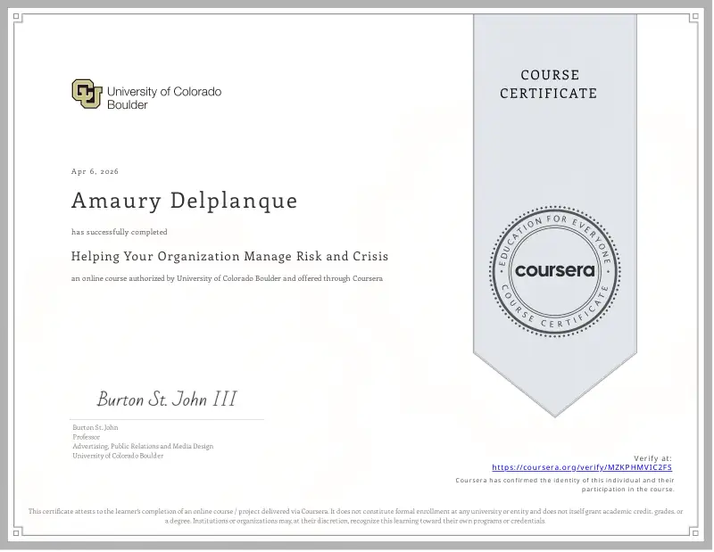 Featured image for “Helping Your Organization Manage Risk and Crisis”