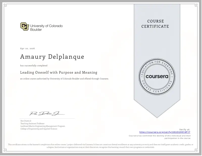 Featured image for “Leading Oneself with Purpose and Meaning”
